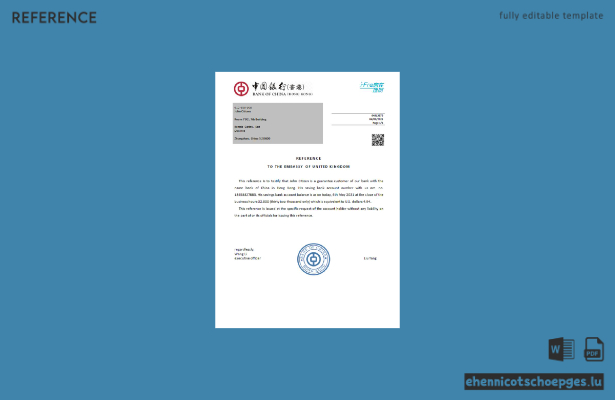 Vorschau eines Referenzbeispiels der Hong Kong Bank of China